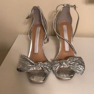 Silver gibson latimer heels